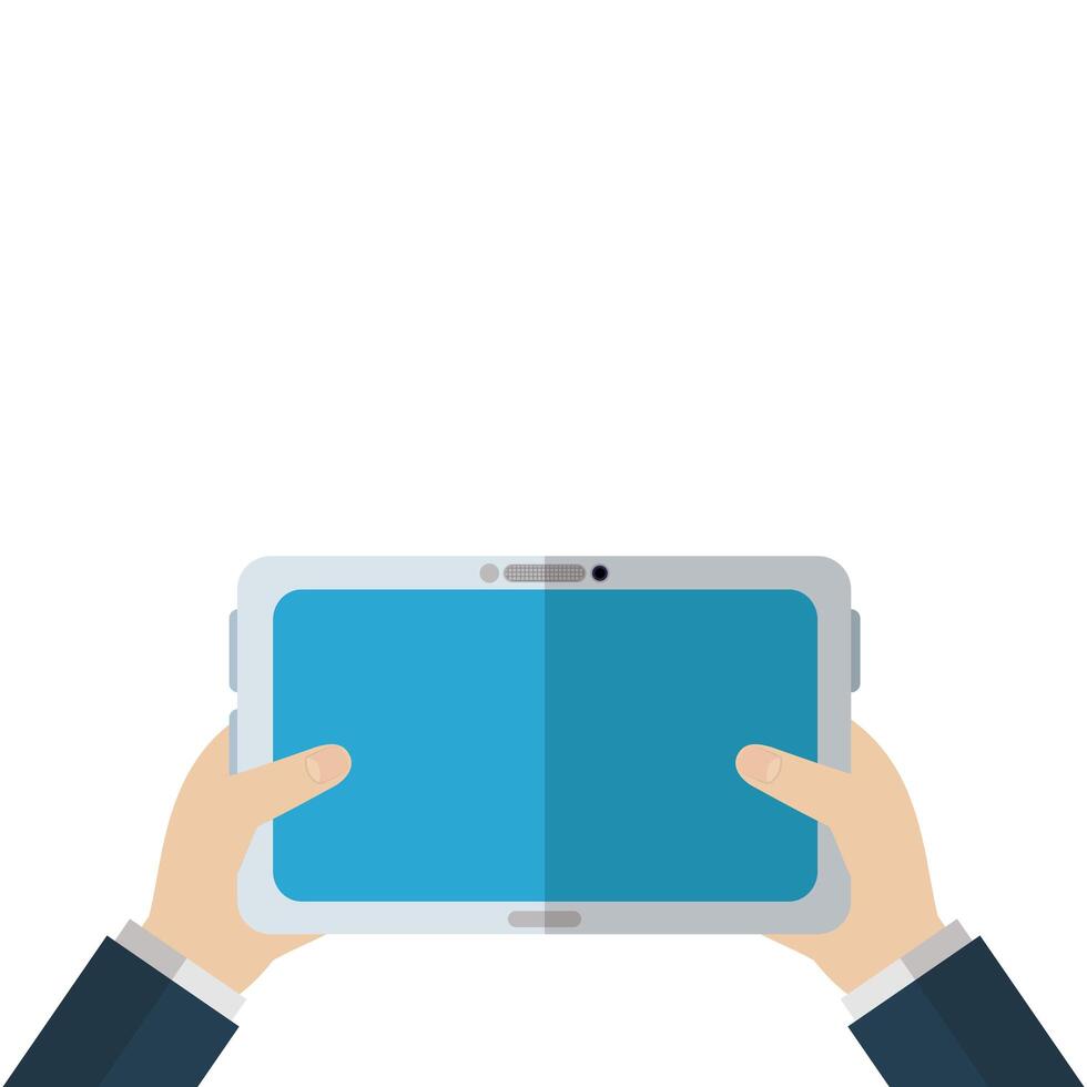 Isolated tablet vector design