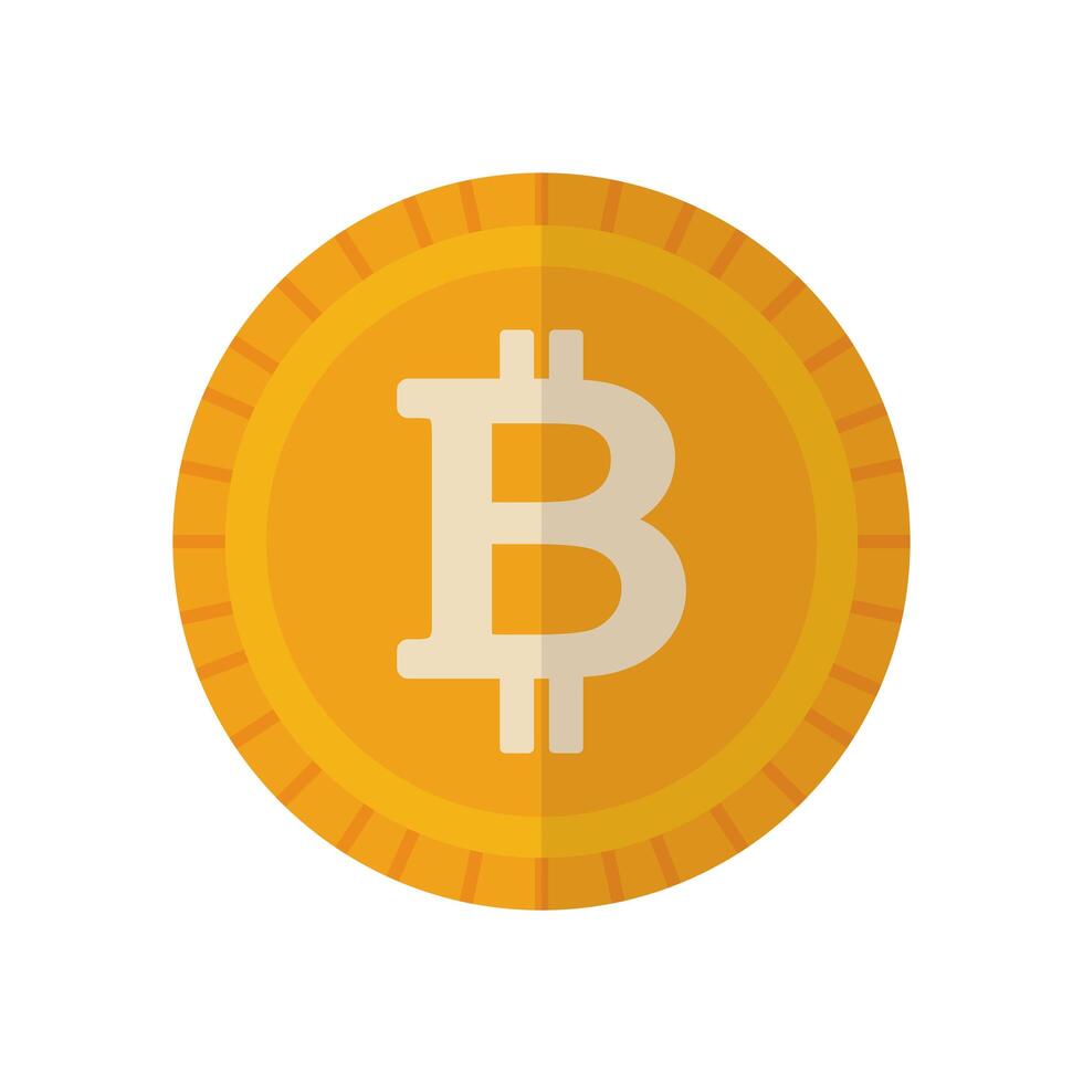 Isolated Bitcoin vector design