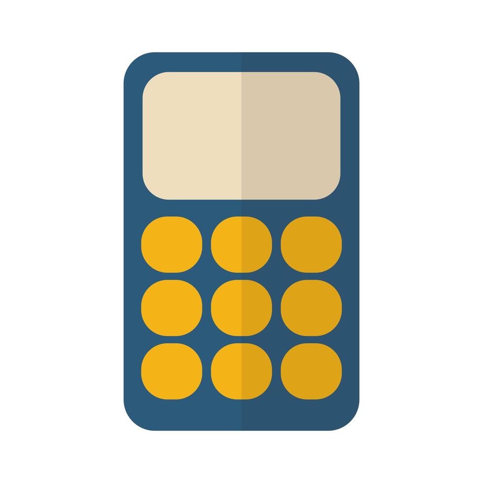 Isolated calculator design vector
