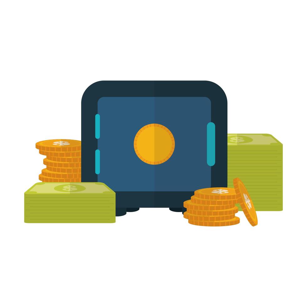 Isolated strongbox vector design