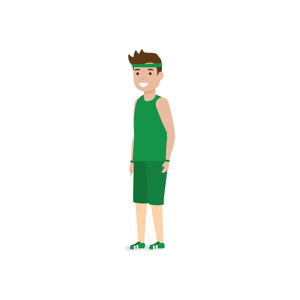 Isolated boy cartoon design vector