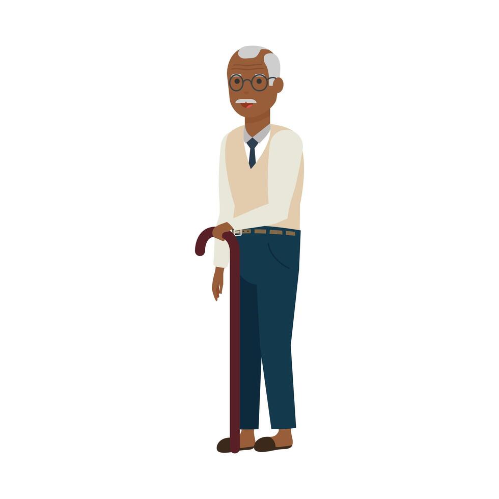 Grandfather cartoon vector design