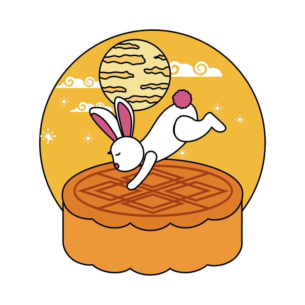 Mid autumn festival vector design