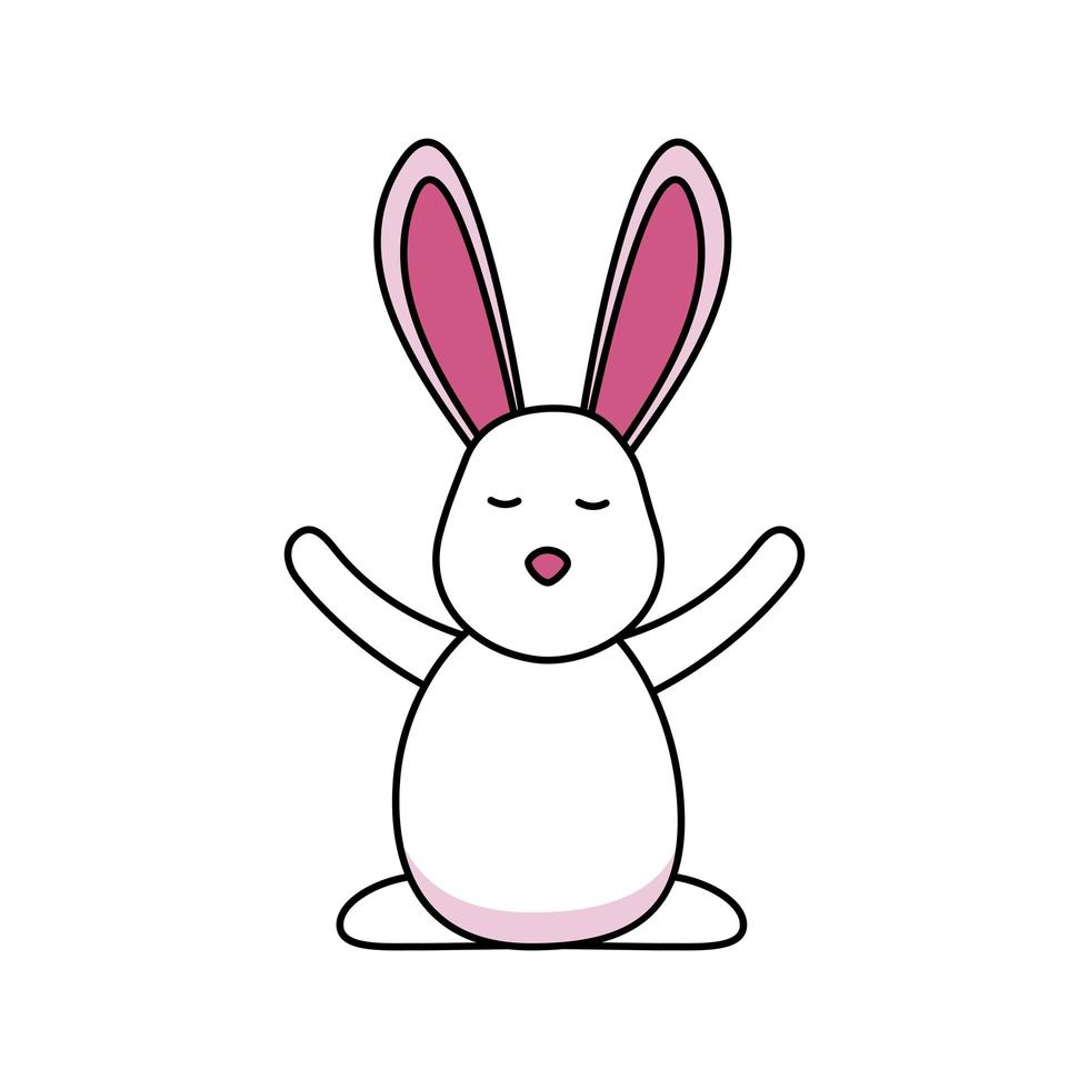 Isolated rabbit cartoon vector design