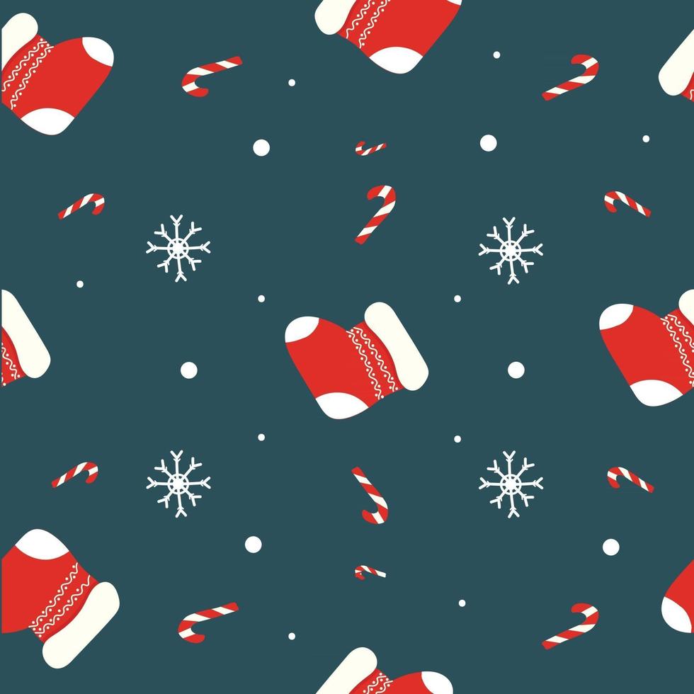 Christmas theme seamless pattern vector