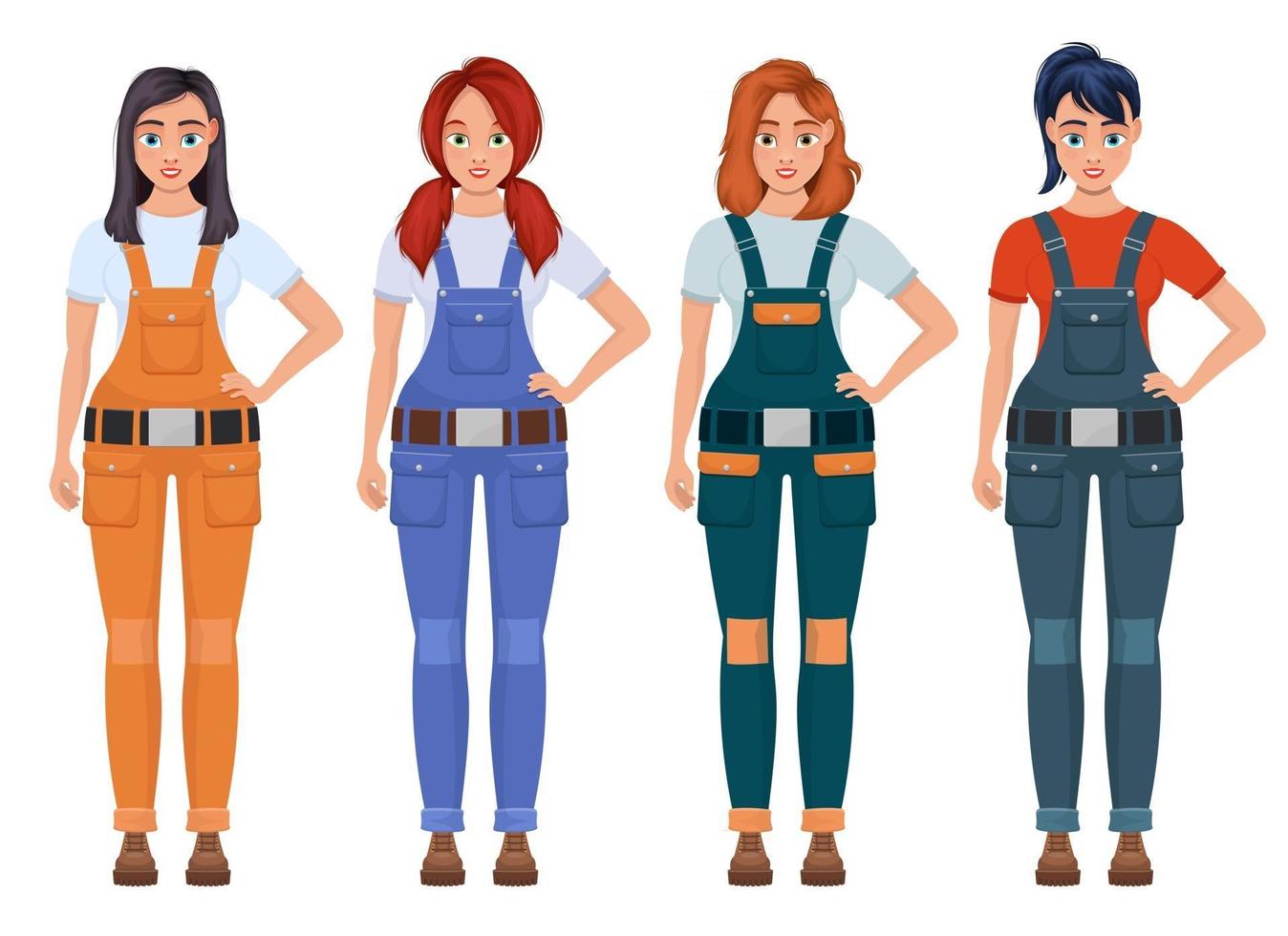 Woman worker vector design illustration isolated on white background
