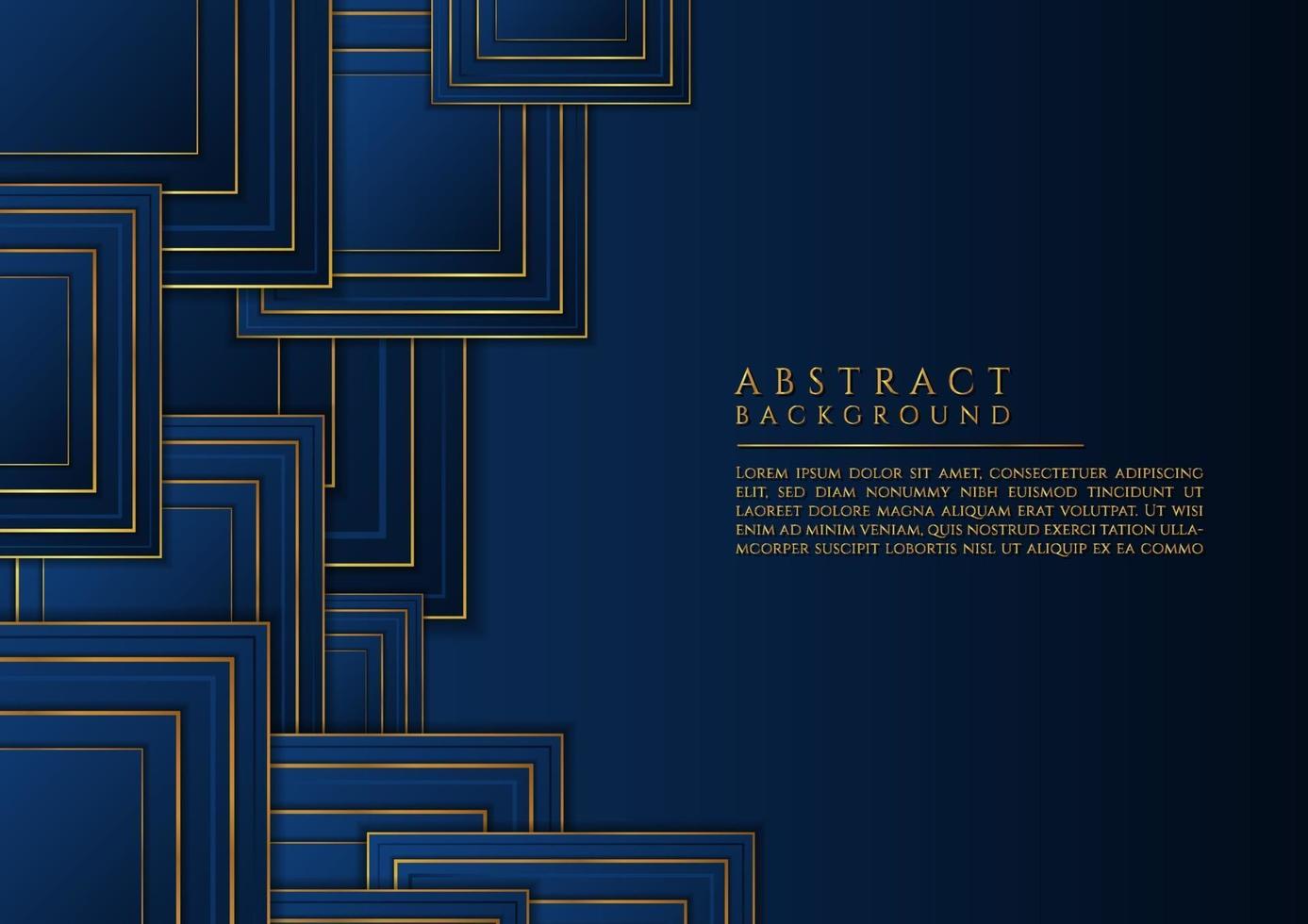 Geometric overlap layer background square shape pattern vector