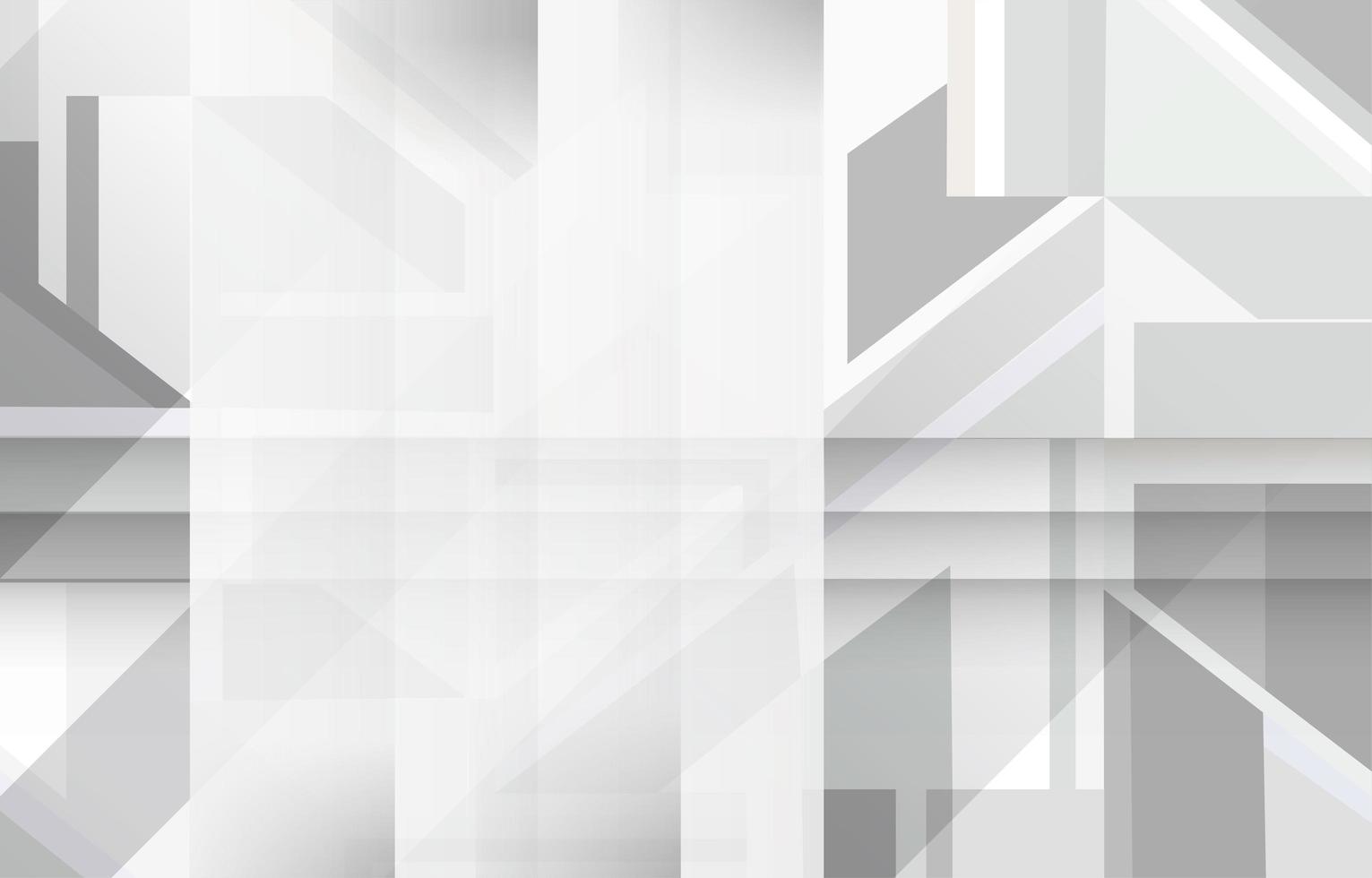 Composición blanca de fondo de formas rectangulares vector
