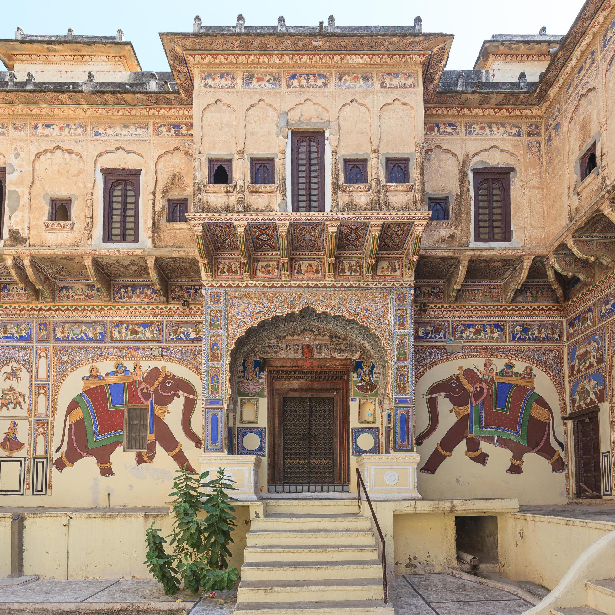 Haveli in Mandawa Rajasthan India 2486148 Stock Photo at Vecteezy