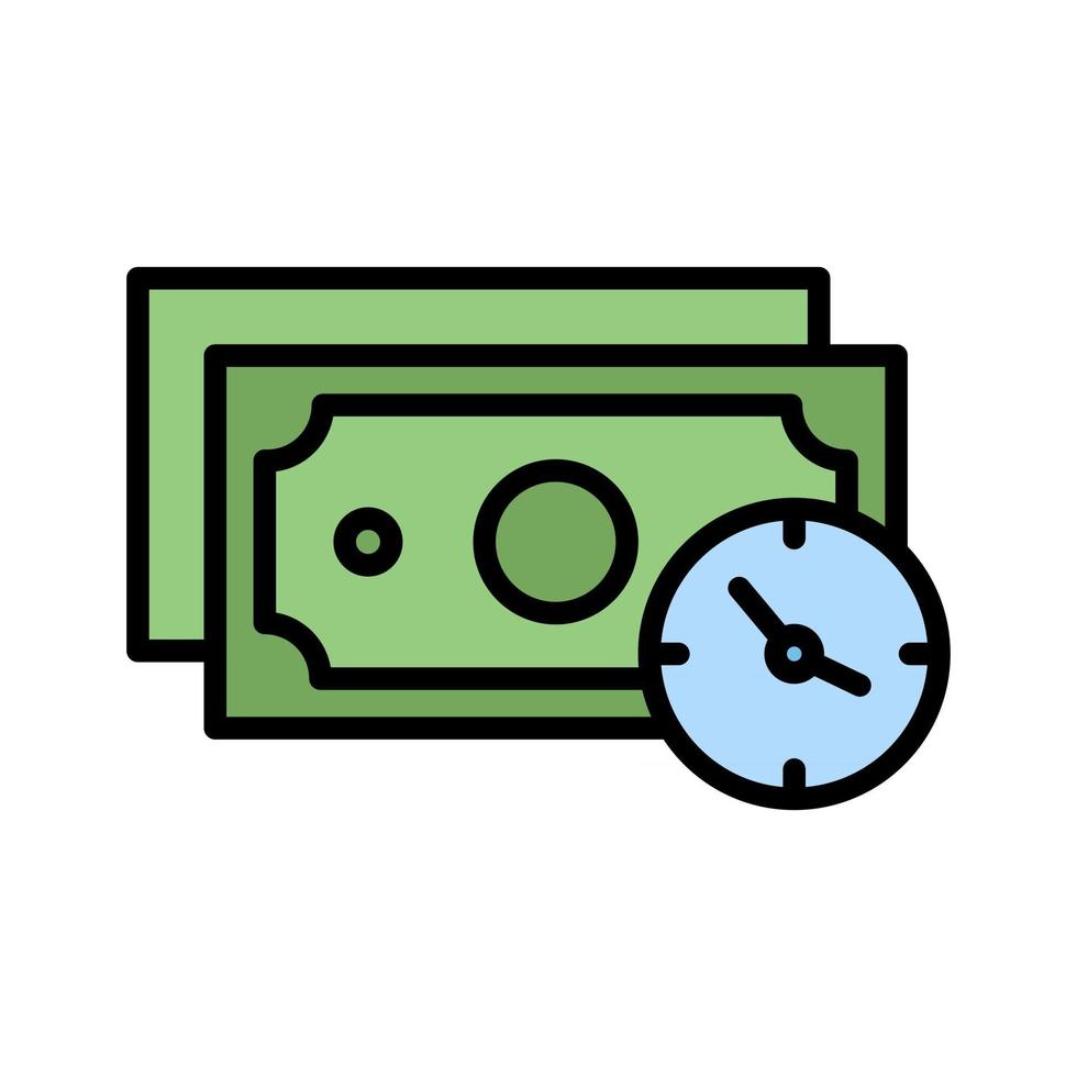 Money Time Icon vector