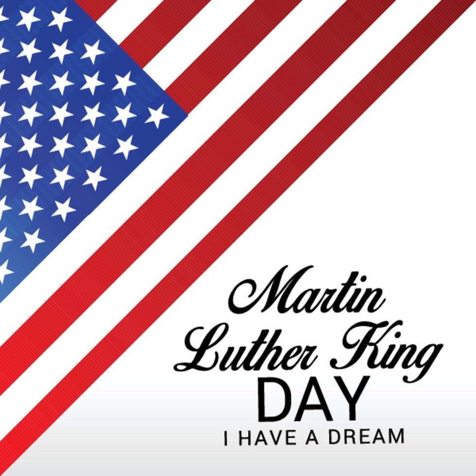 Vector illustration of a Background for Martin Luther King Day