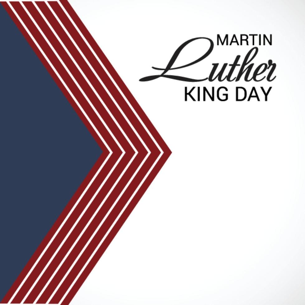 ilustración vectorial de un fondo para el día de martin luther king vector