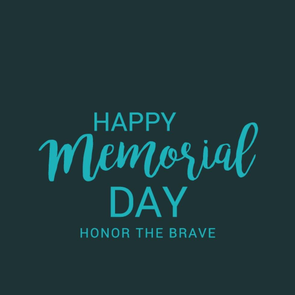 Vector illustration of a Background for Happy Memorial Day