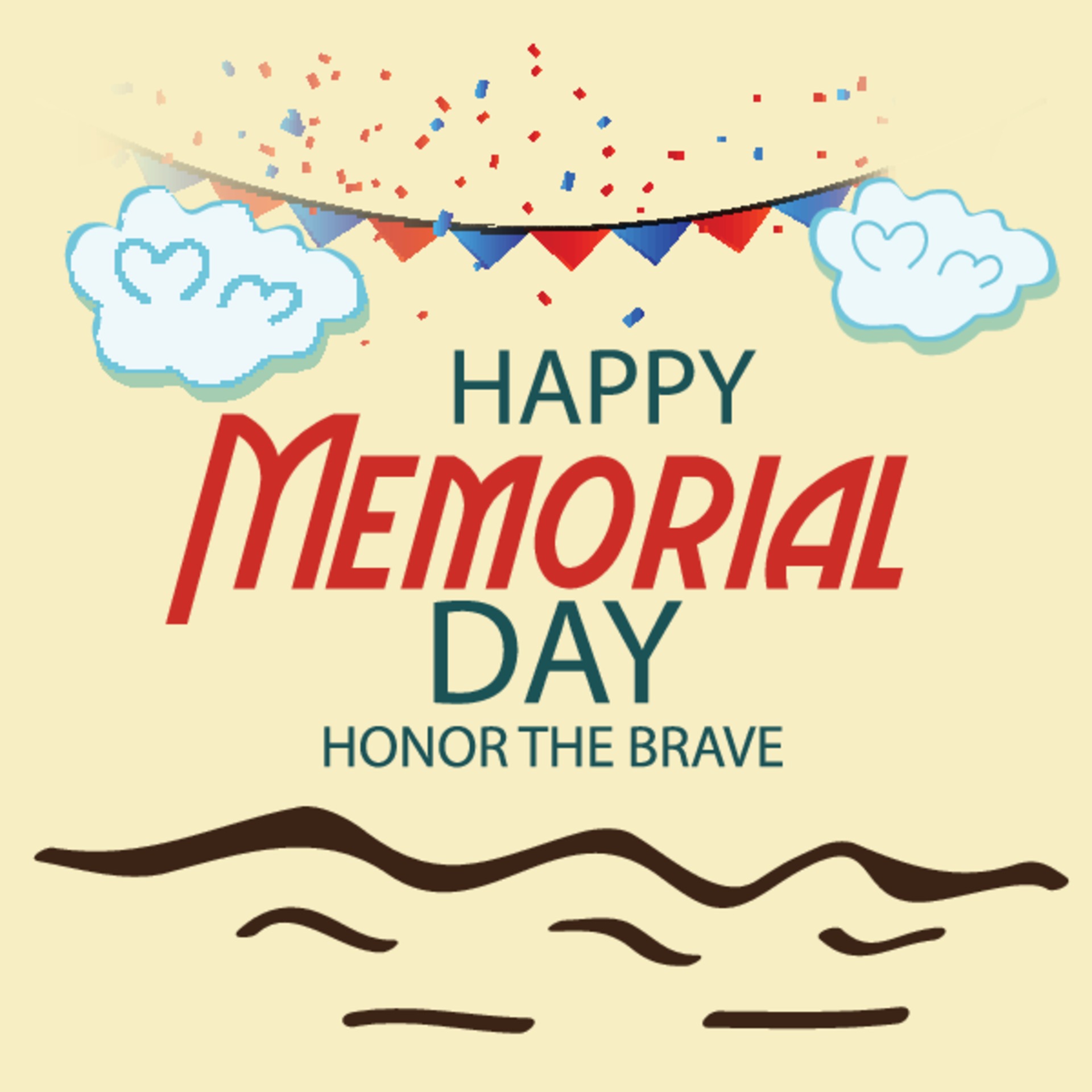 Vector Illustration Of A Background For Happy Memorial Day 2486622 Vector Art At Vecteezy
