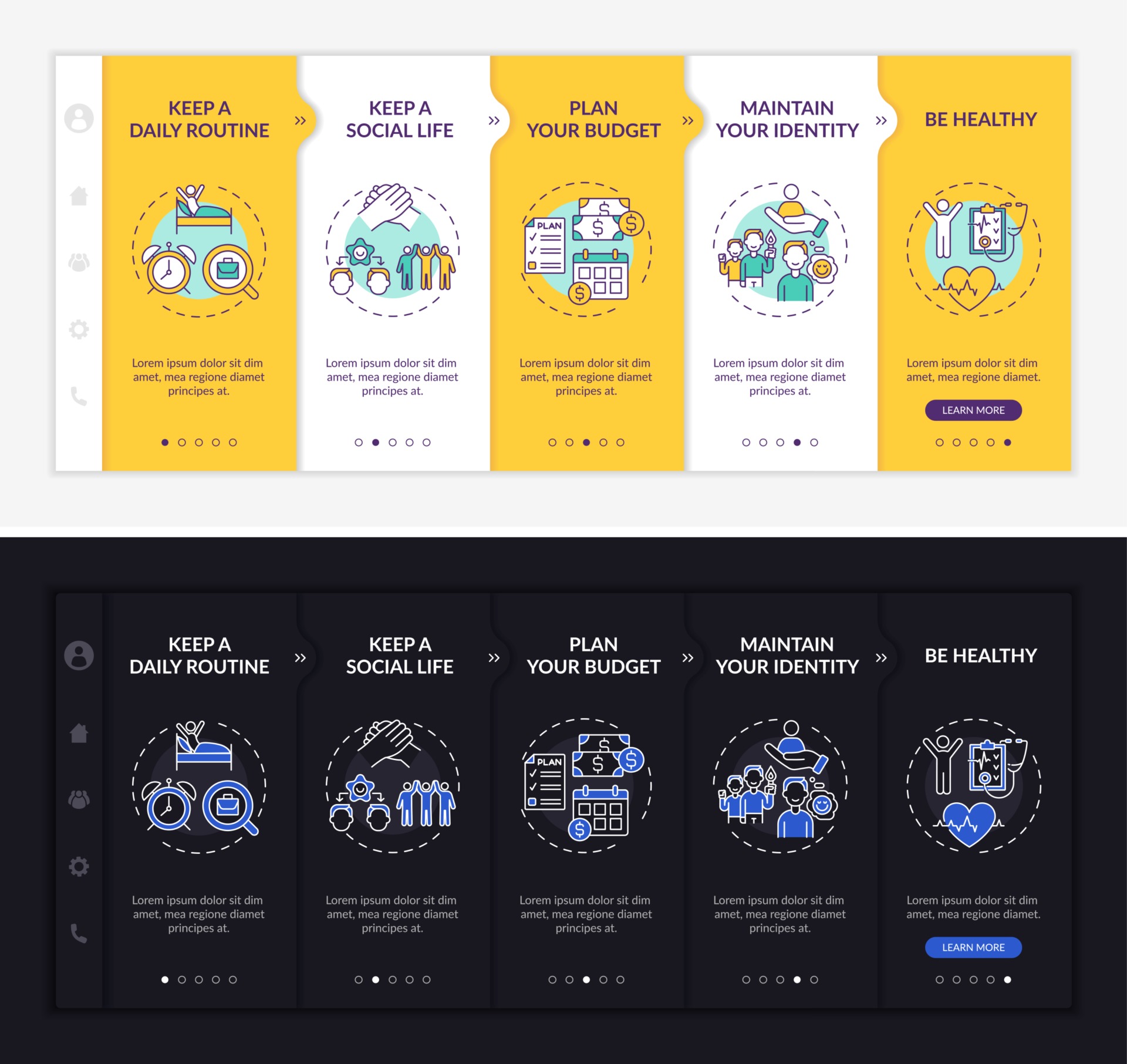 Job Transition Tips Onboarding Vector Template 2486886 Vector Art At Job Transition Tips Onboarding Vector Template 2486886 Vector Art At
