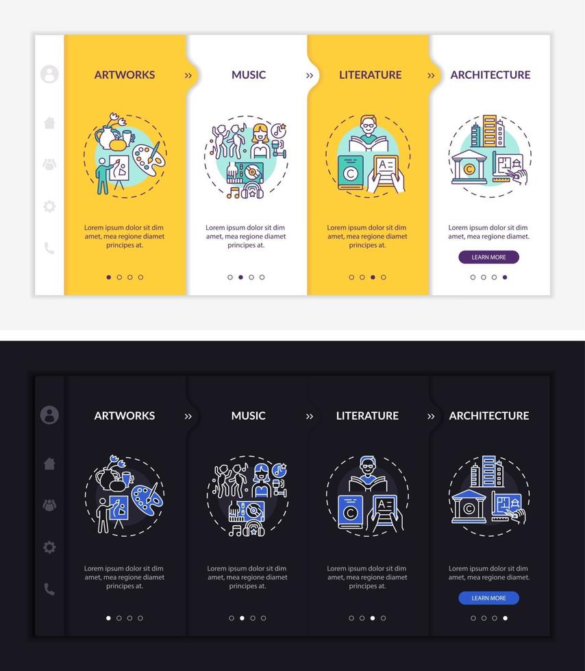 Intellectual property law onboarding vector template