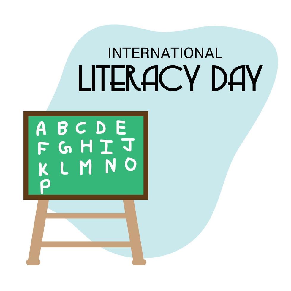 Vector illustration of a Background for International Literacy Day