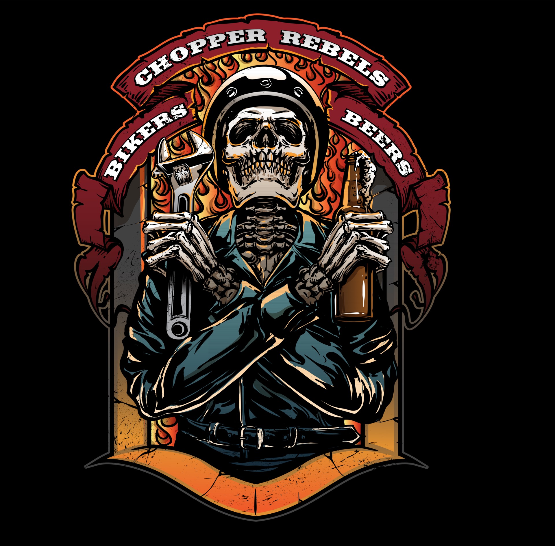 Motorcycle Club With Skull Man Vector Art At Vecteezy Motorcycle Club With Skull Man Vector Art At Vecteezy