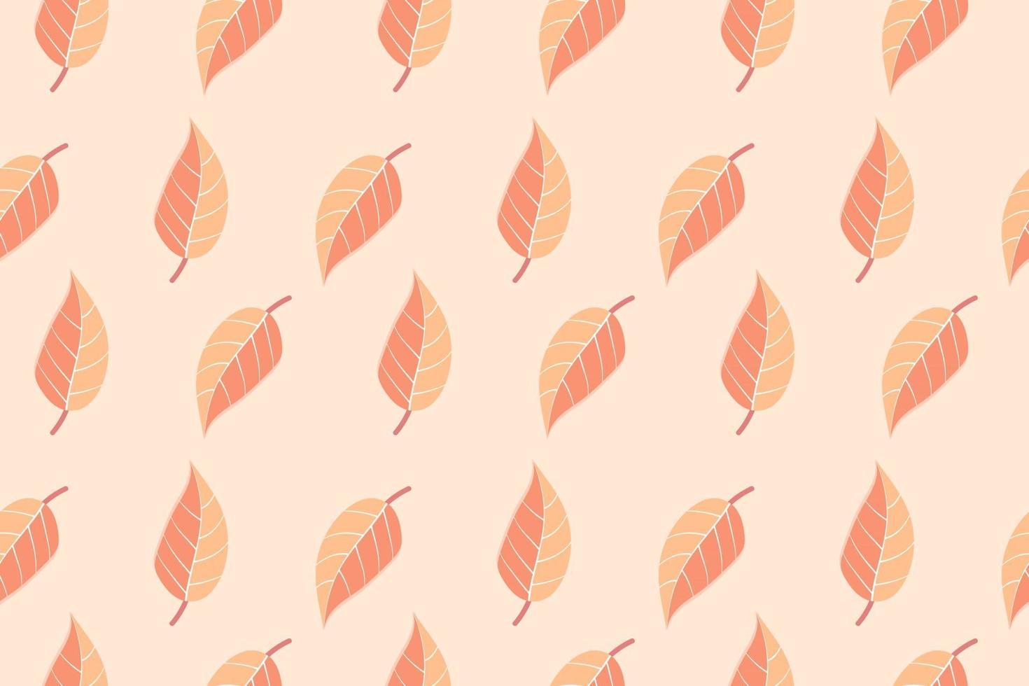 Modern leaf illustration pattern Tropical background with leaves vector