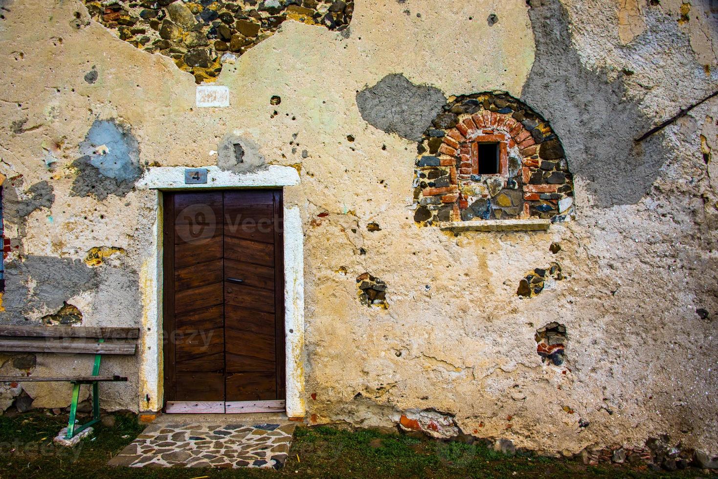 Door with modified window photo