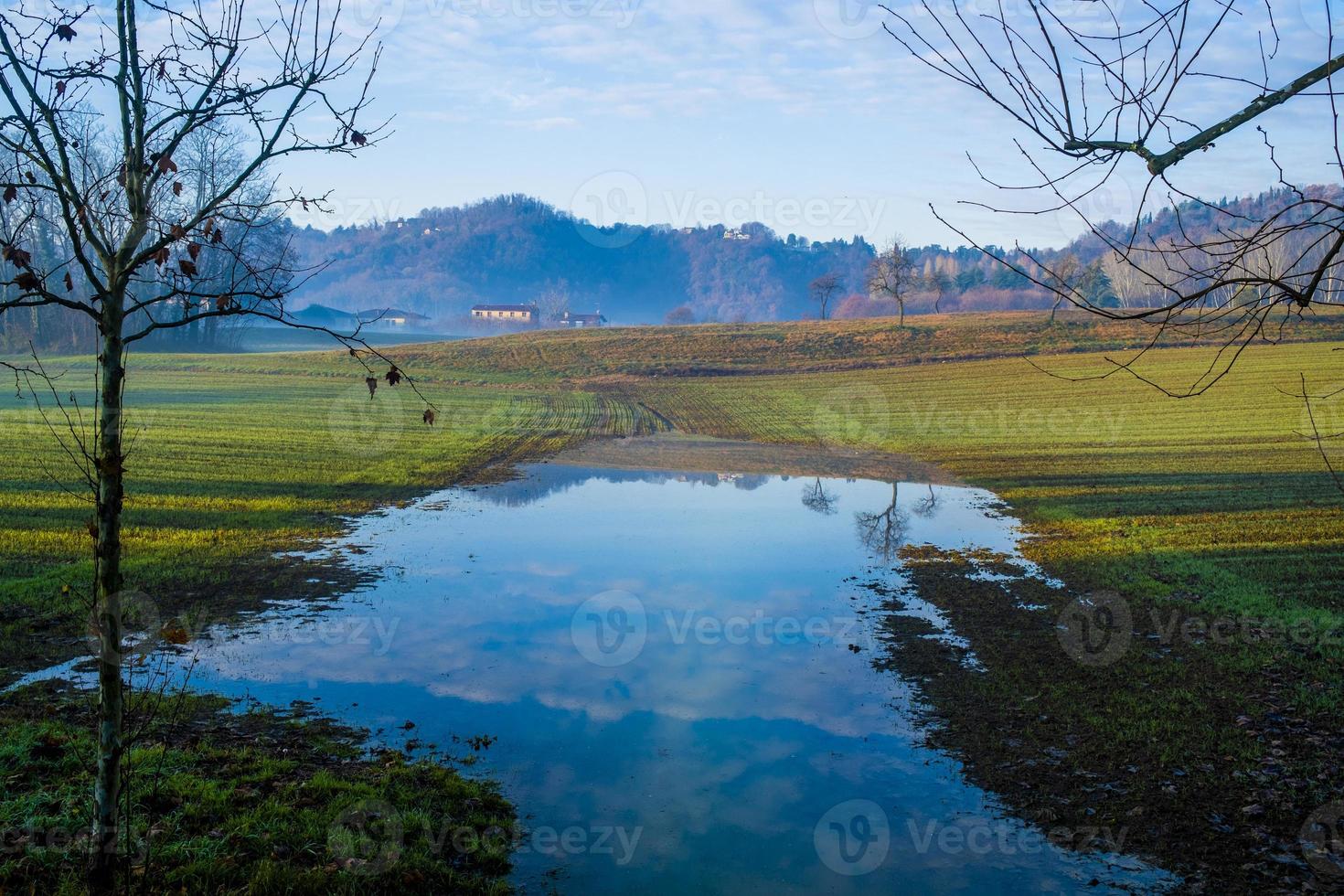 fields outside Vicenza four photo