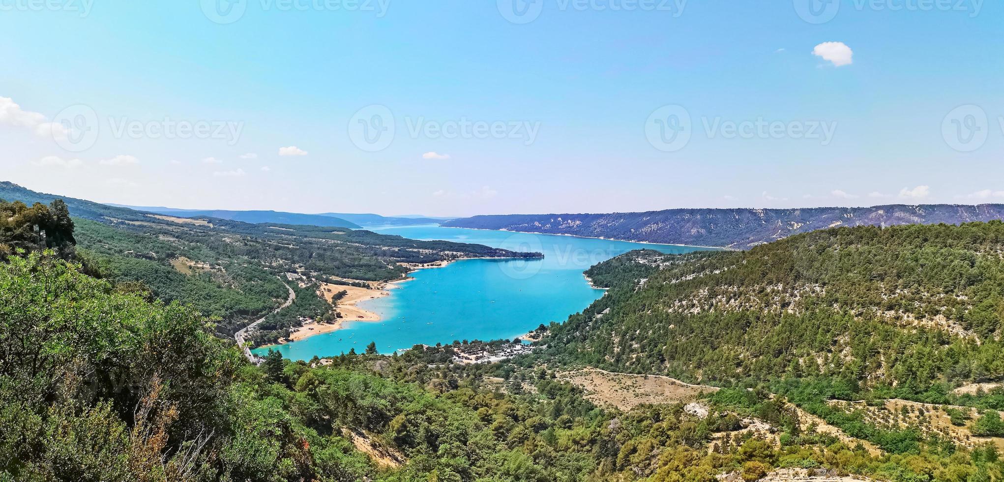 desfiladero del verdon lago di sainte croix foto