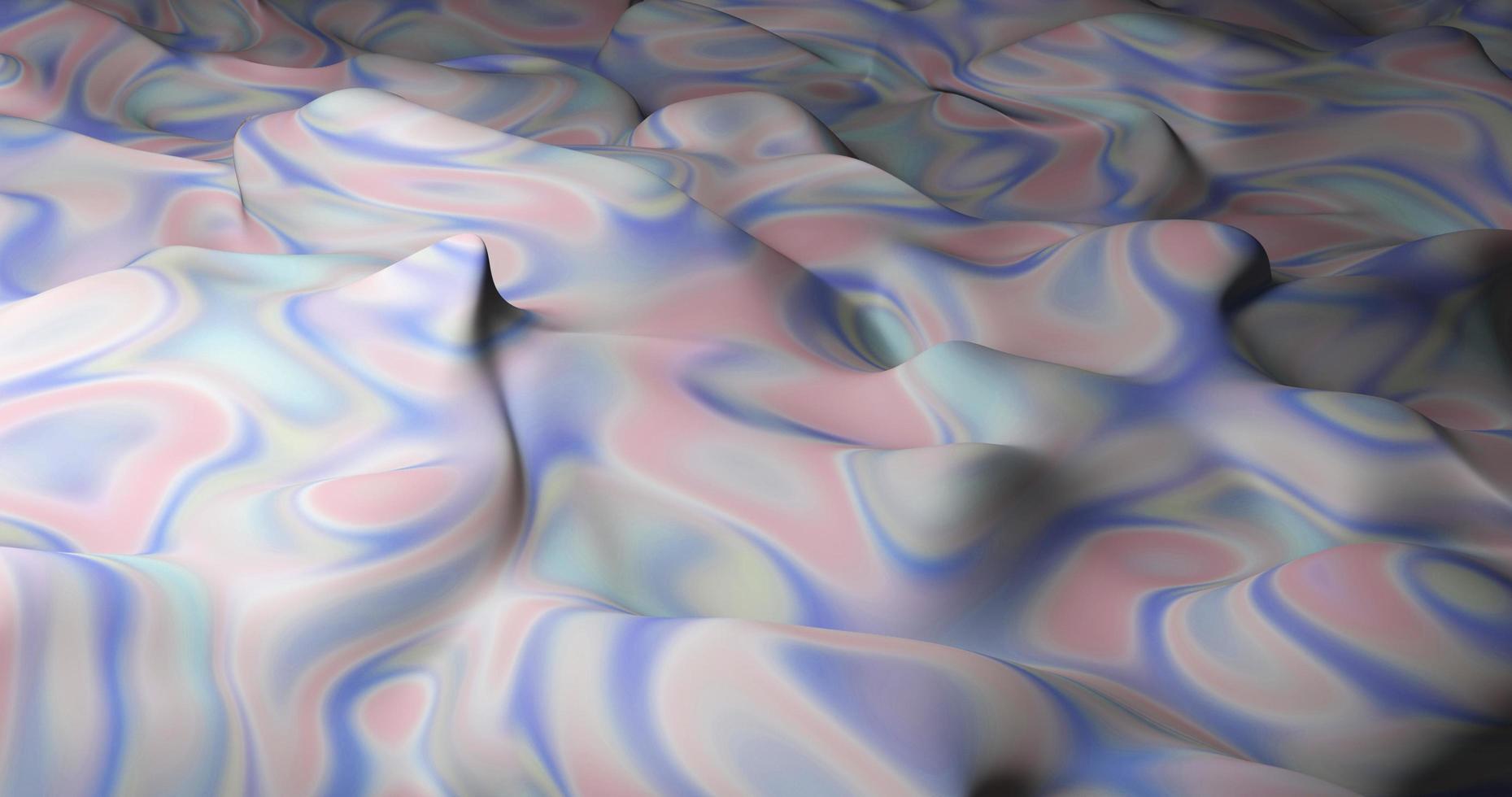 Abstract trendy liquid background 3d render photo