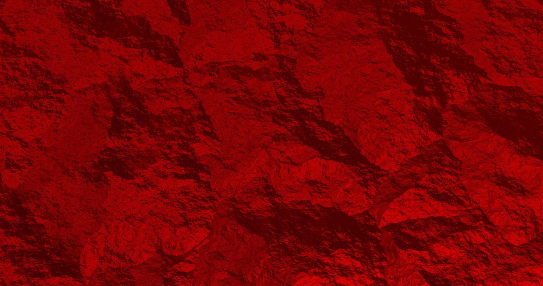 Representación 3d de fondo rojo piedra abstracta foto