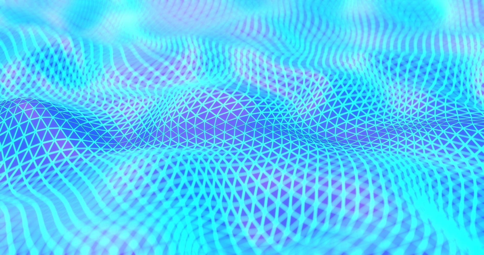 Render 3d de fondo abstracto geométrico de neón foto