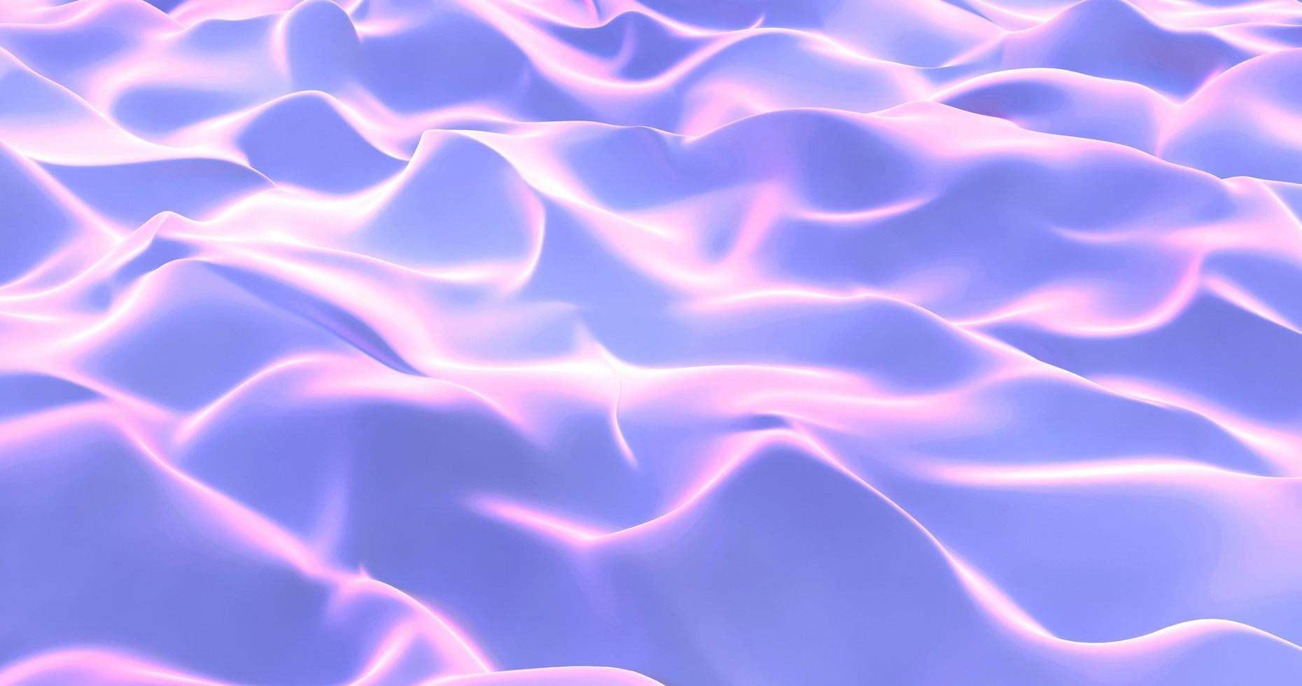 Abstract trendy holographic liquid background 3d render photo