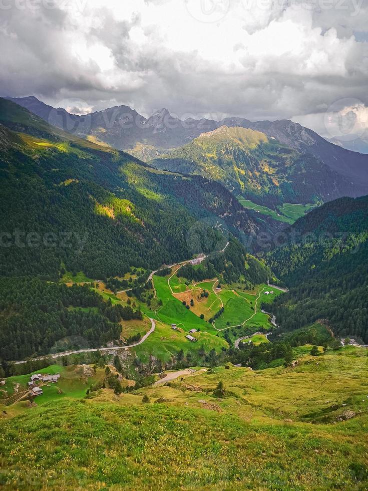 Passo Rombo between Italy and Austria photo