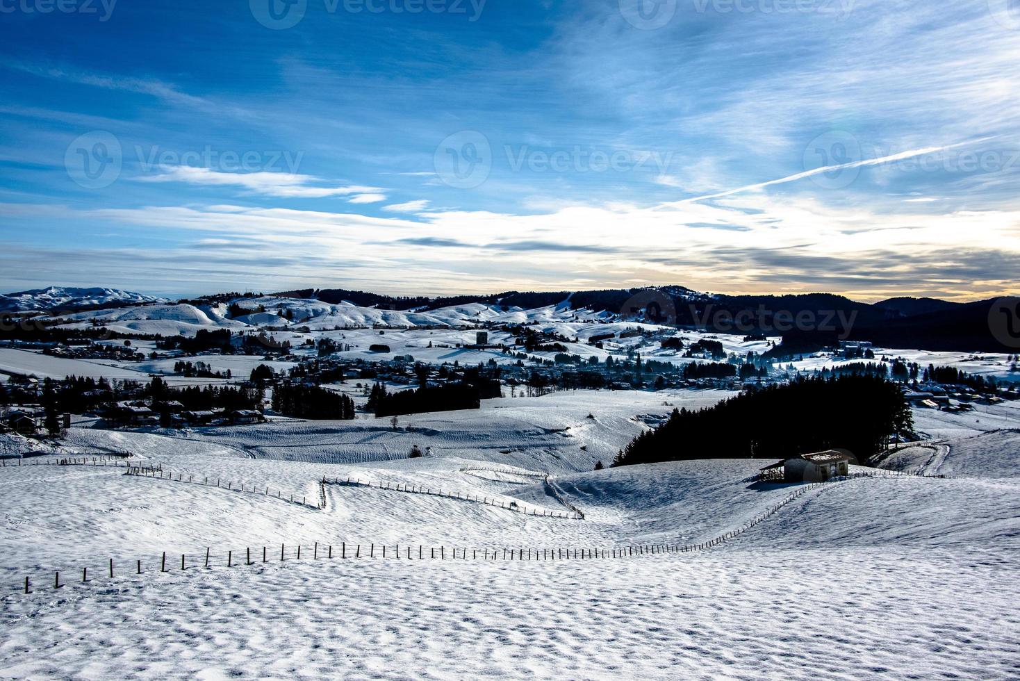 paisaje nevado cero foto