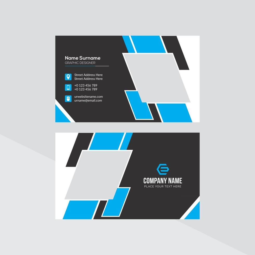 Modern Creative and Clean Business Card Template vector