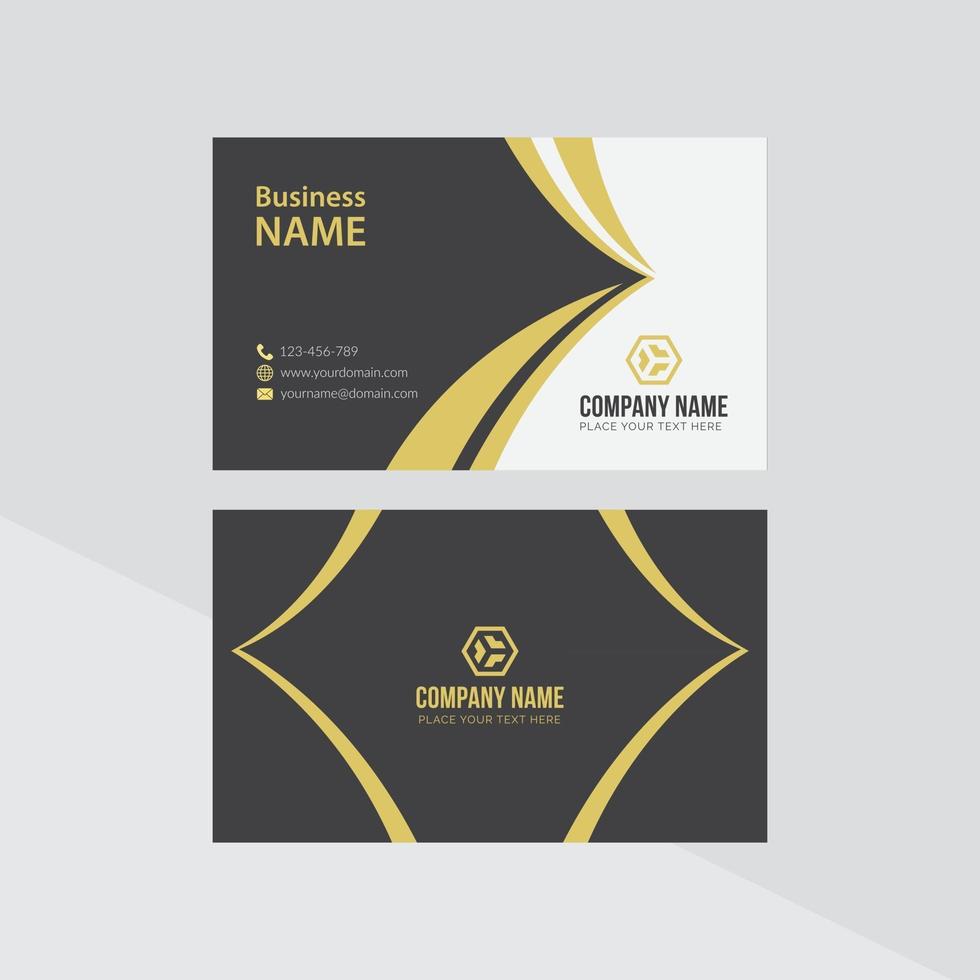 Modern Creative and Clean Business Card Template vector