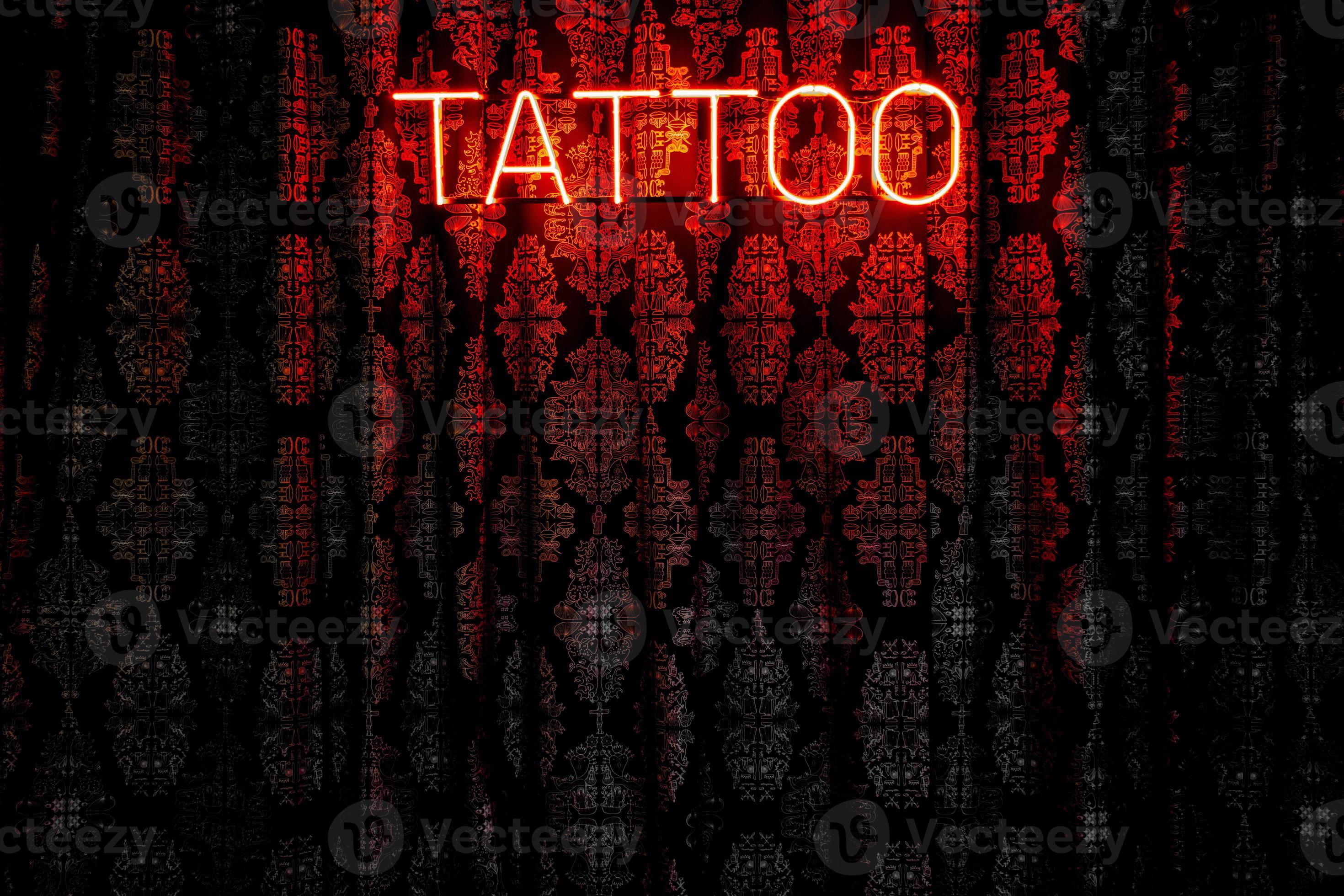 Tattoo neon light 2490172 Stock Photo at Vecteezy