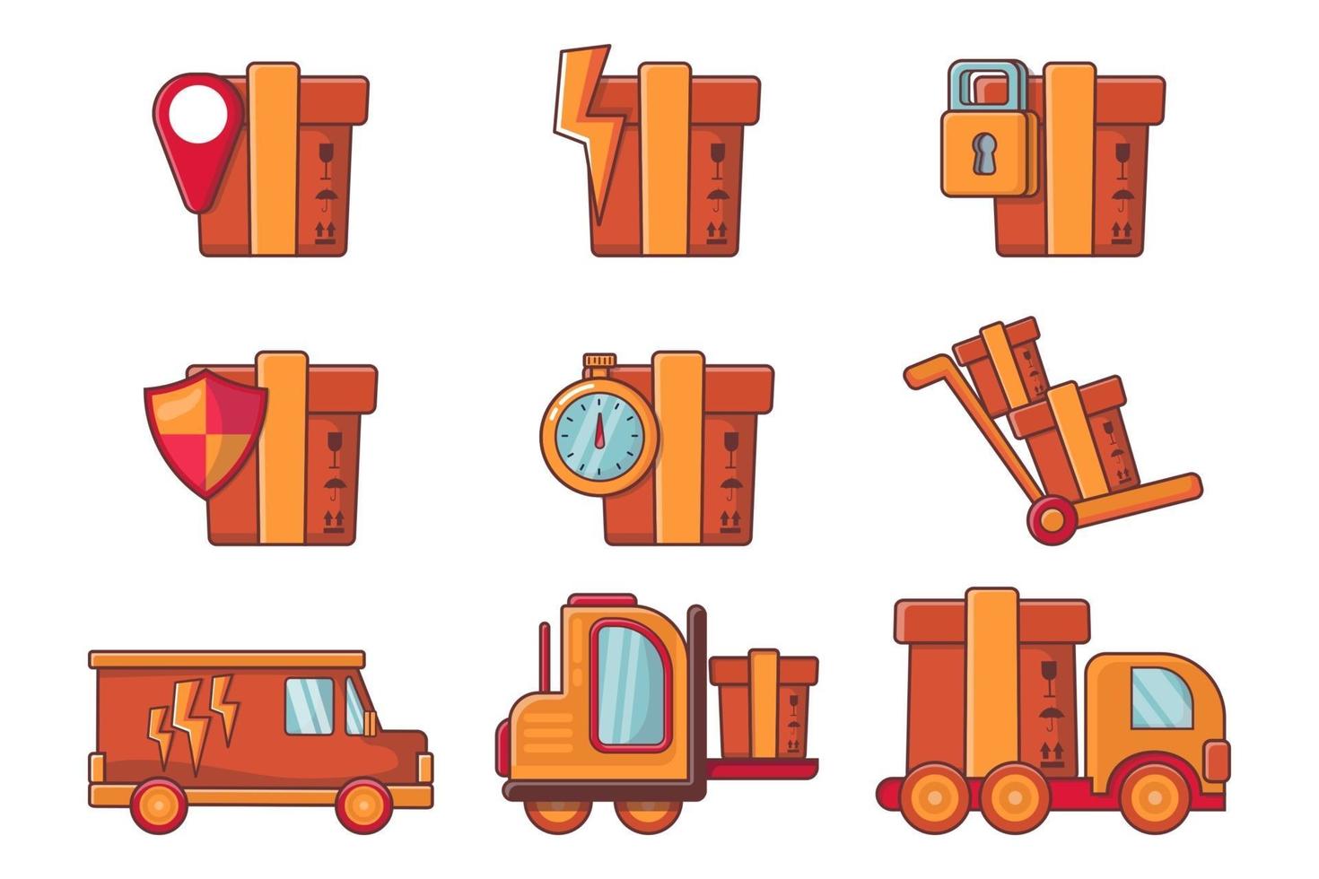 Logistic and Delivery illustration Collection vector