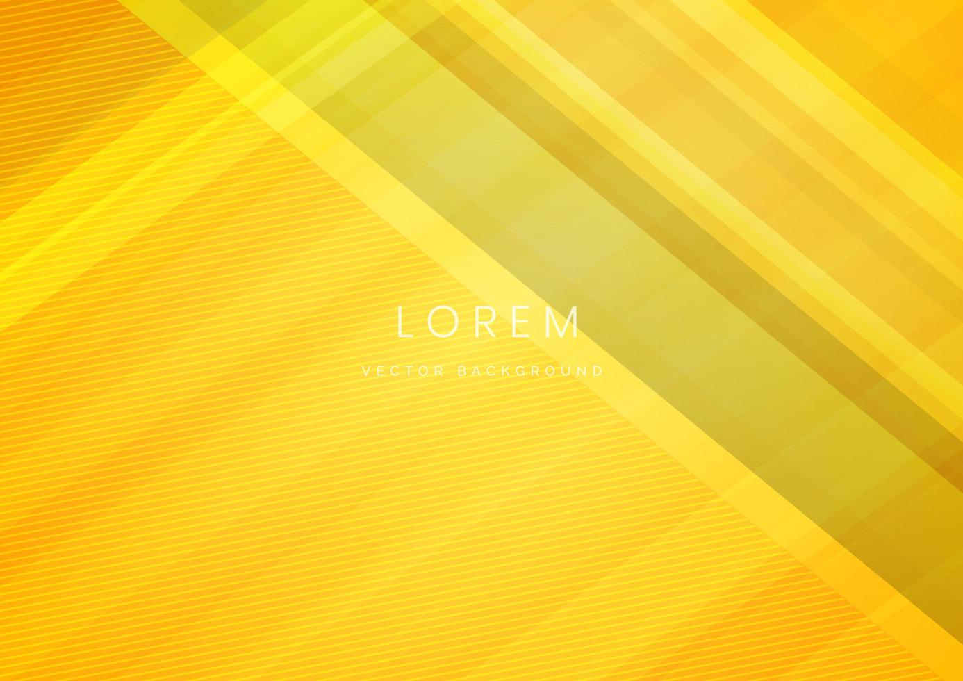 Abstract yellow geometric diagonal overlay layer background vector