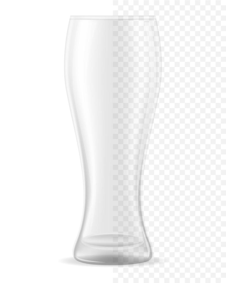 Vaso para cerveza ilustración vectorial de stock transparente aislado sobre fondo blanco. vector