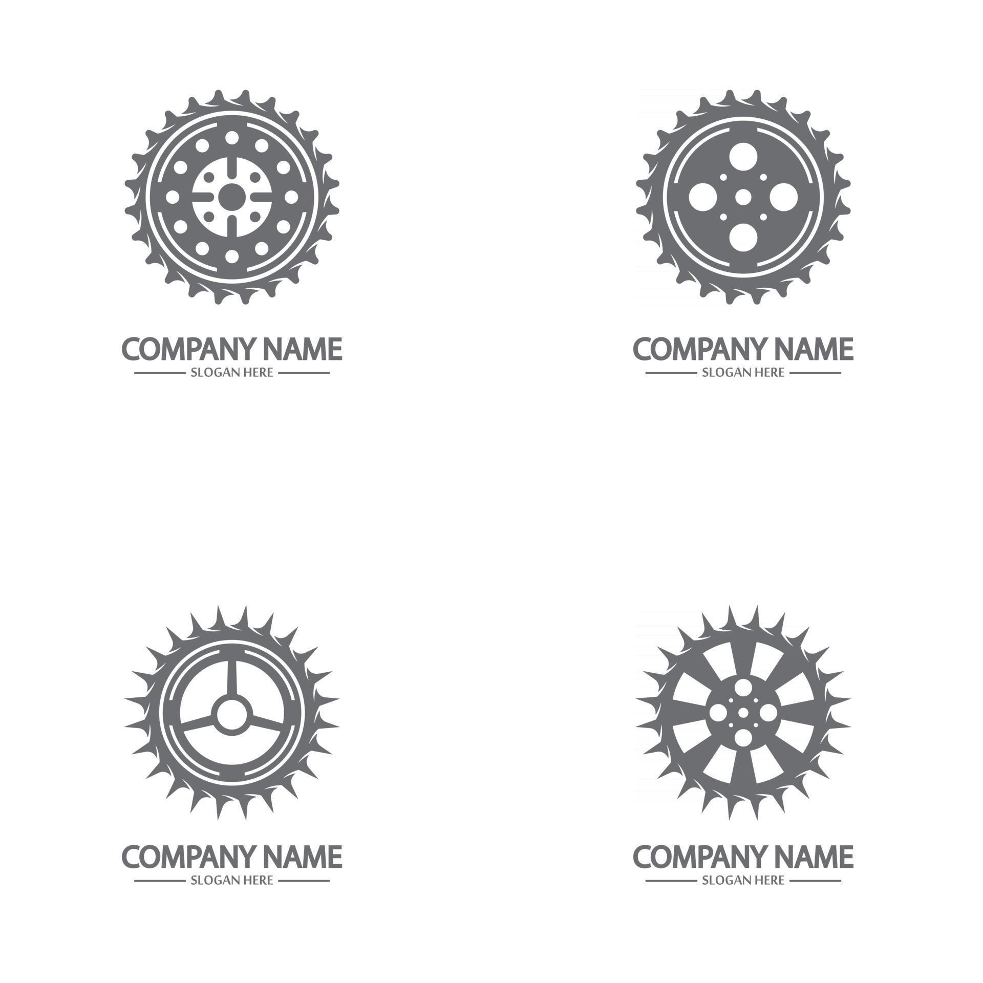 Gear vector logo isolated 2490873 Vector Art at Vecteezy