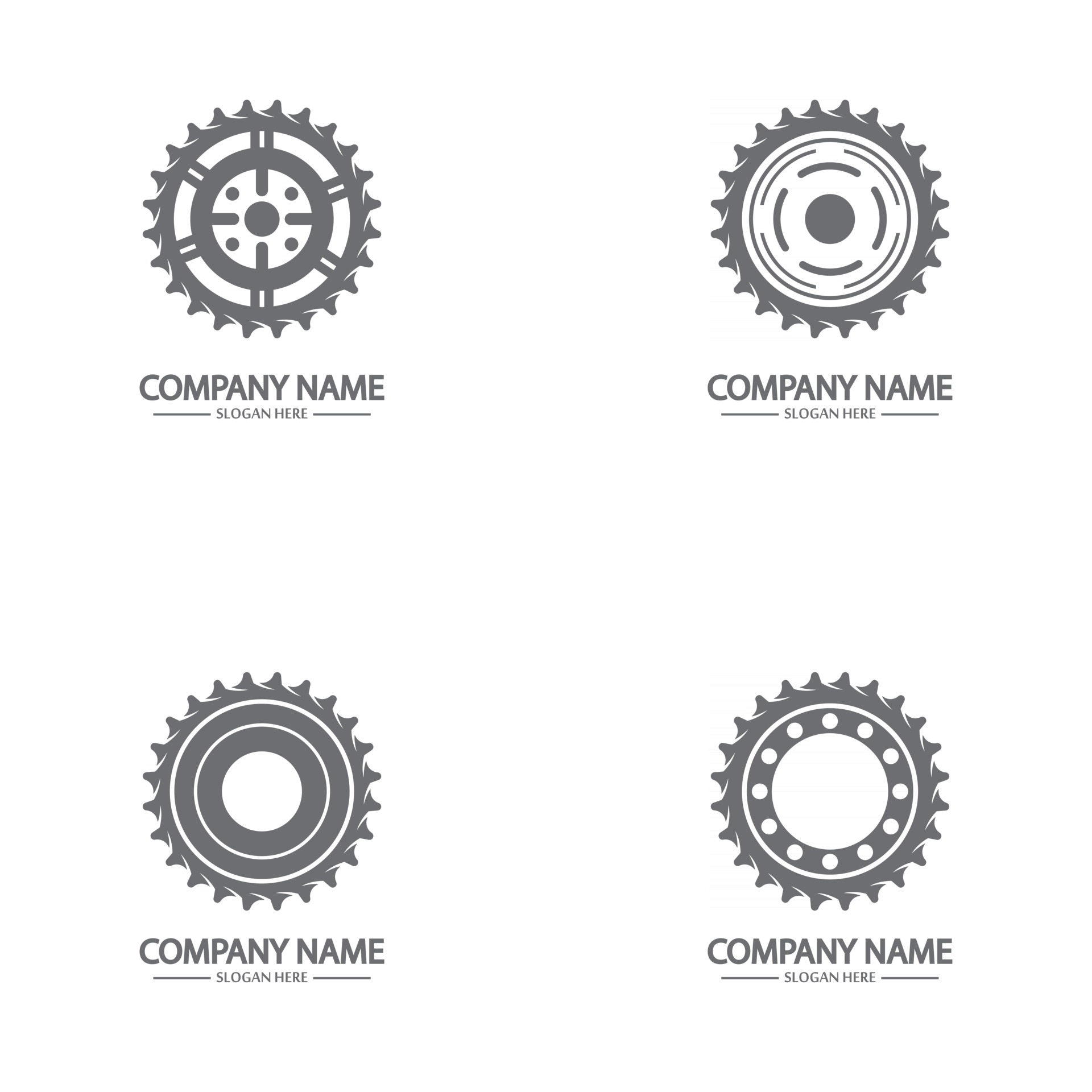 Gear vector logo isolated 2490878 Vector Art at Vecteezy