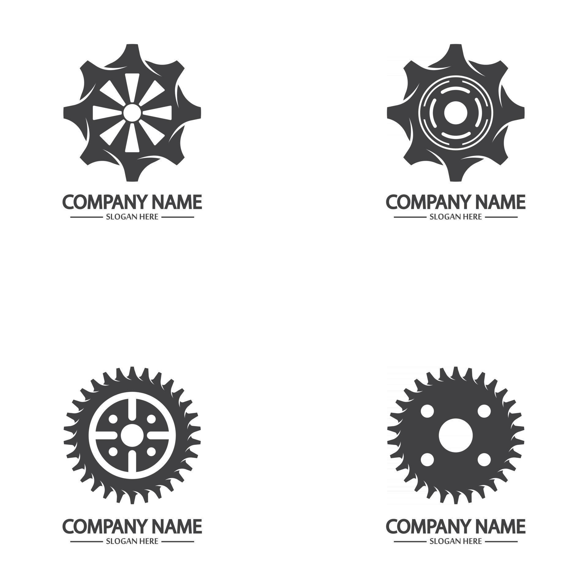 Gear vector logo isolated 2490883 Vector Art at Vecteezy