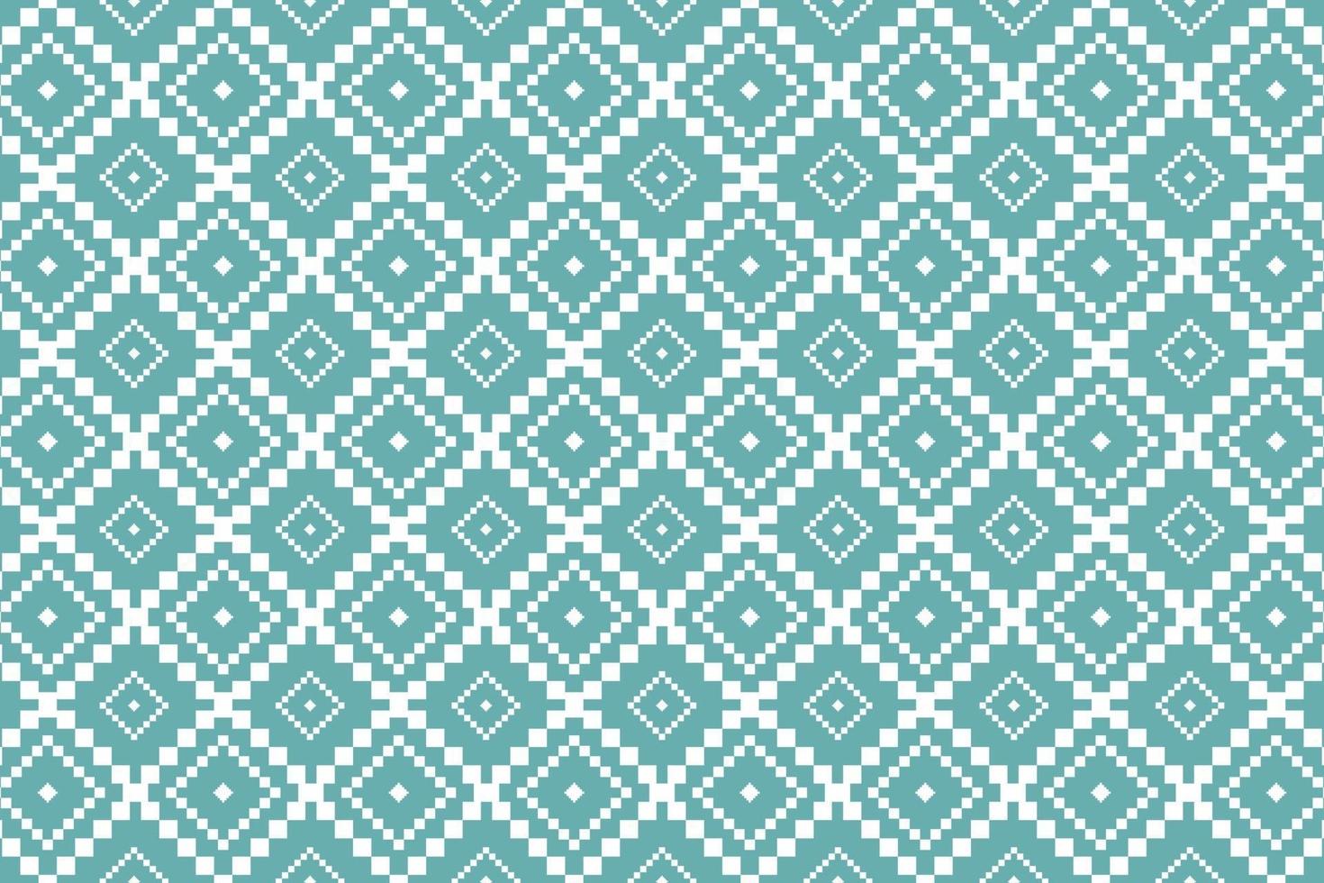 Nordic geometric oriental seamless pattern rug design with pastel color vector