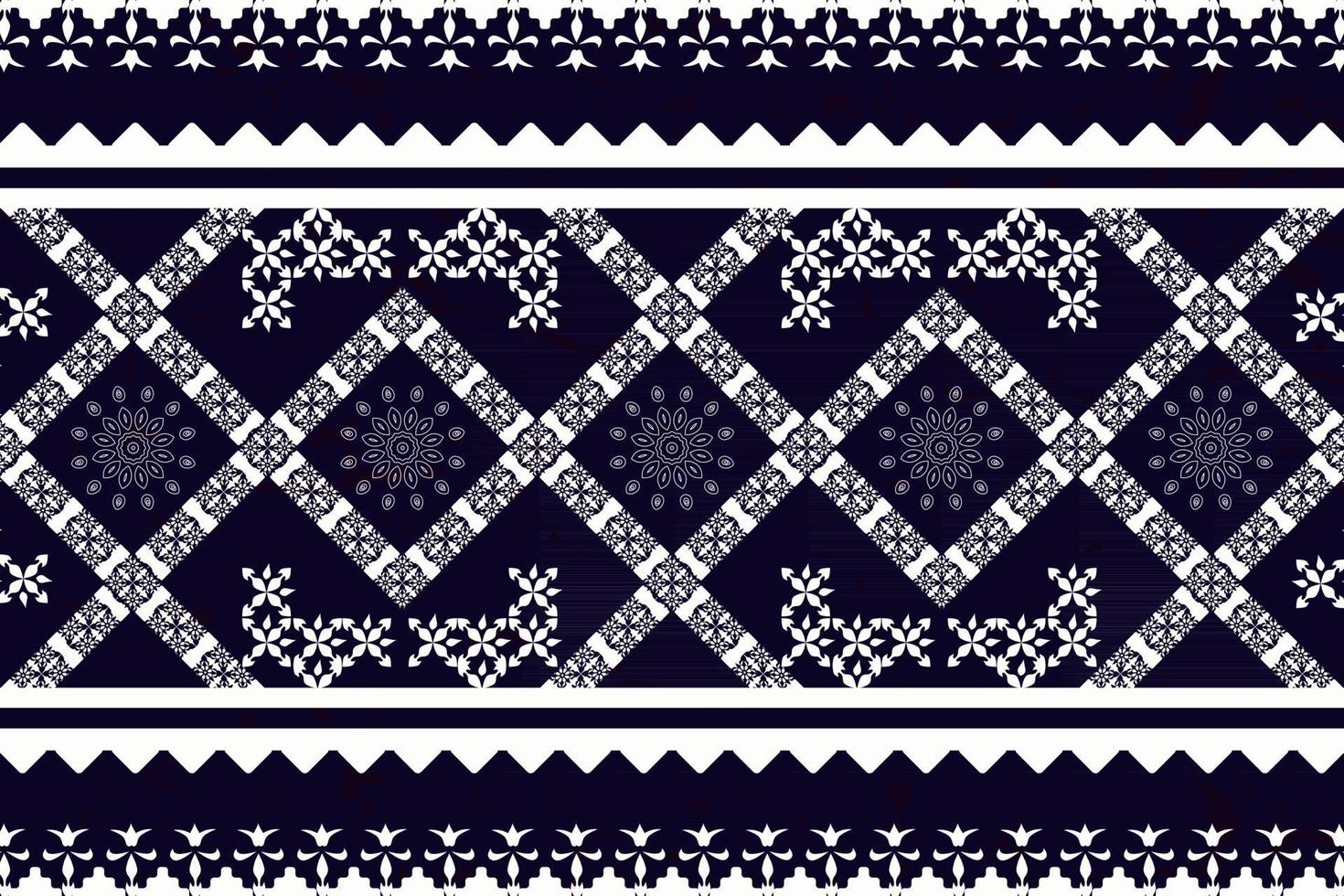 Geometric ethnic oriental seamless pattern traditional design for background vector