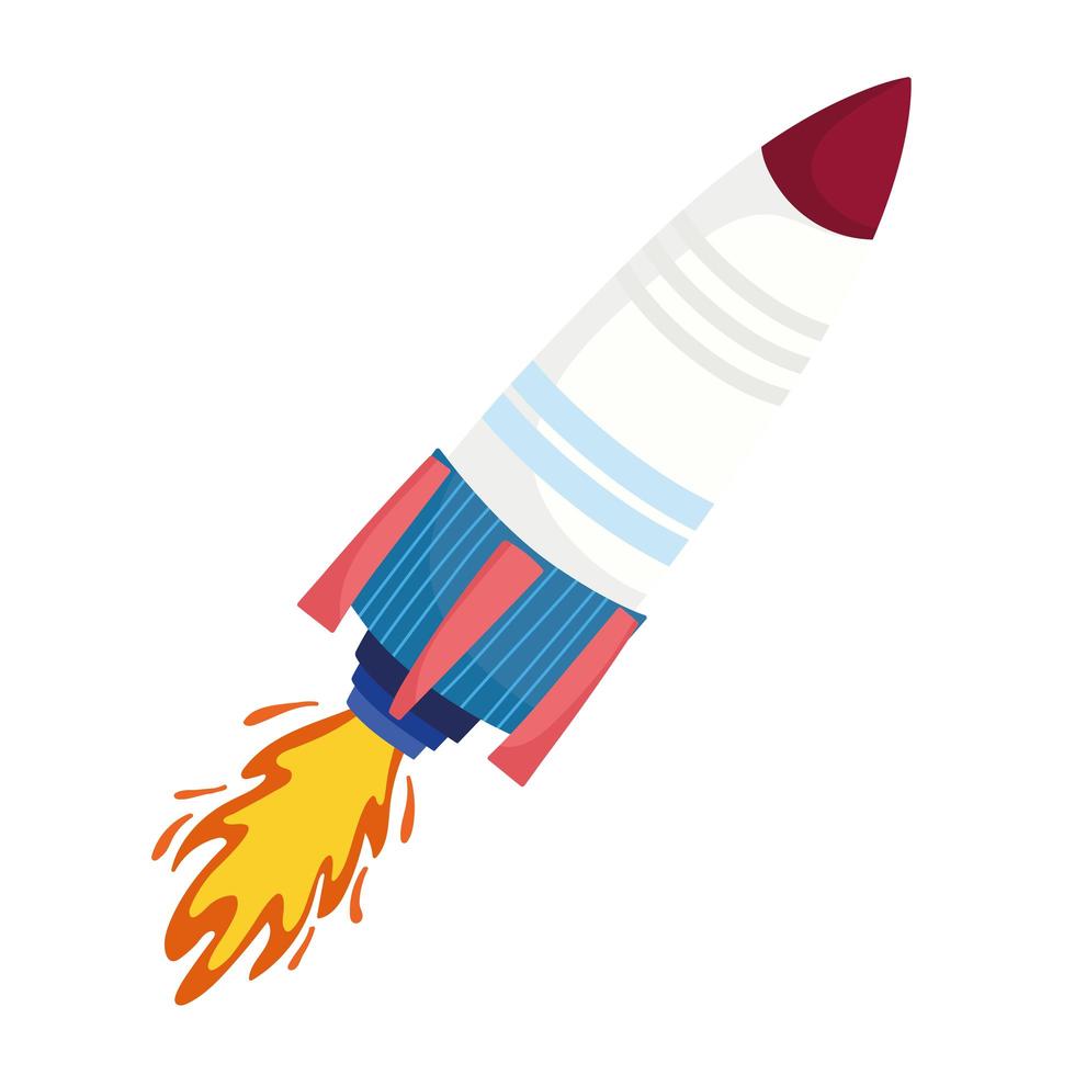 launching spaceship space vector