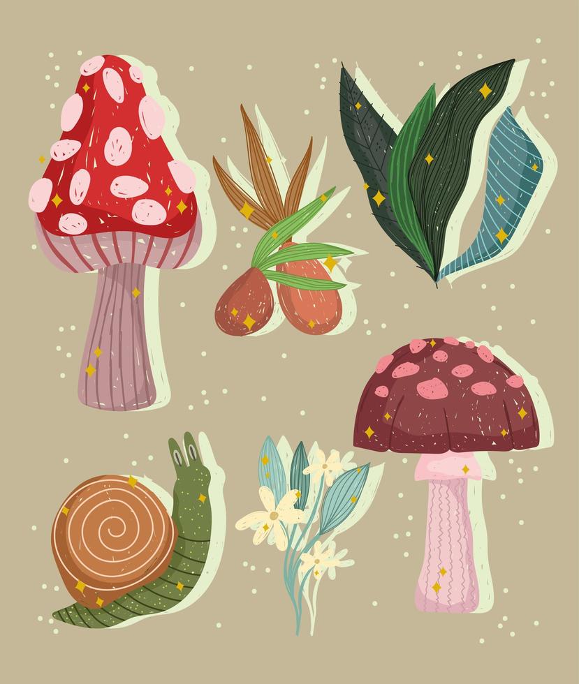plants nature botanic vector