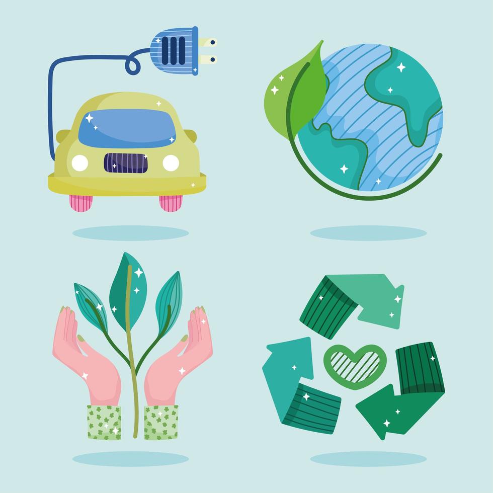 green energy ecology vector