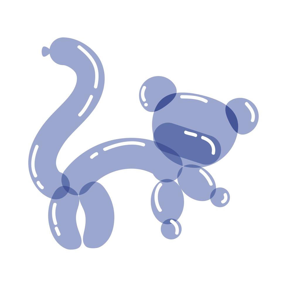 monkey inflatable balloon vector