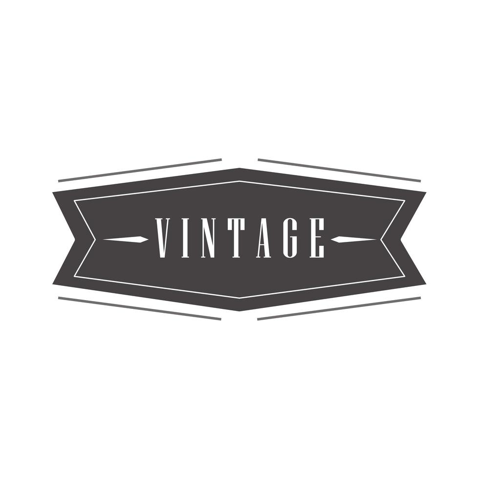 diseño de adorno vintage vector