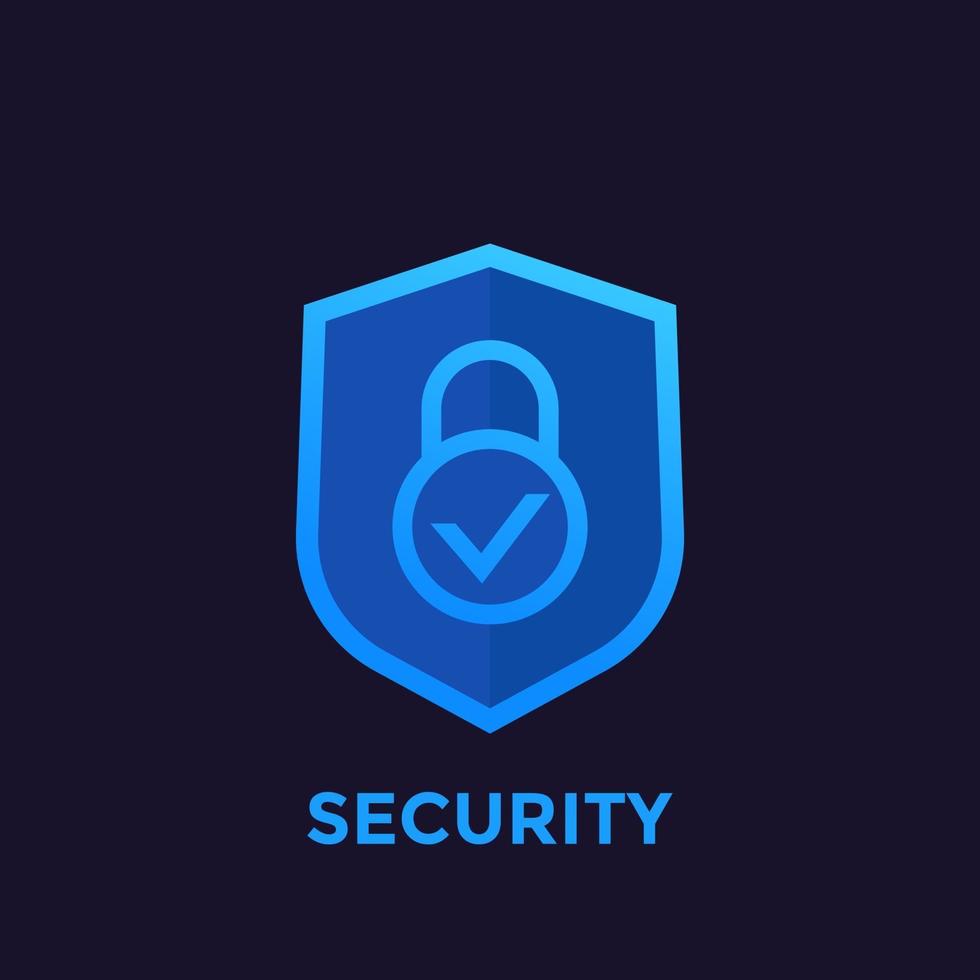 shield icon or security concept vector