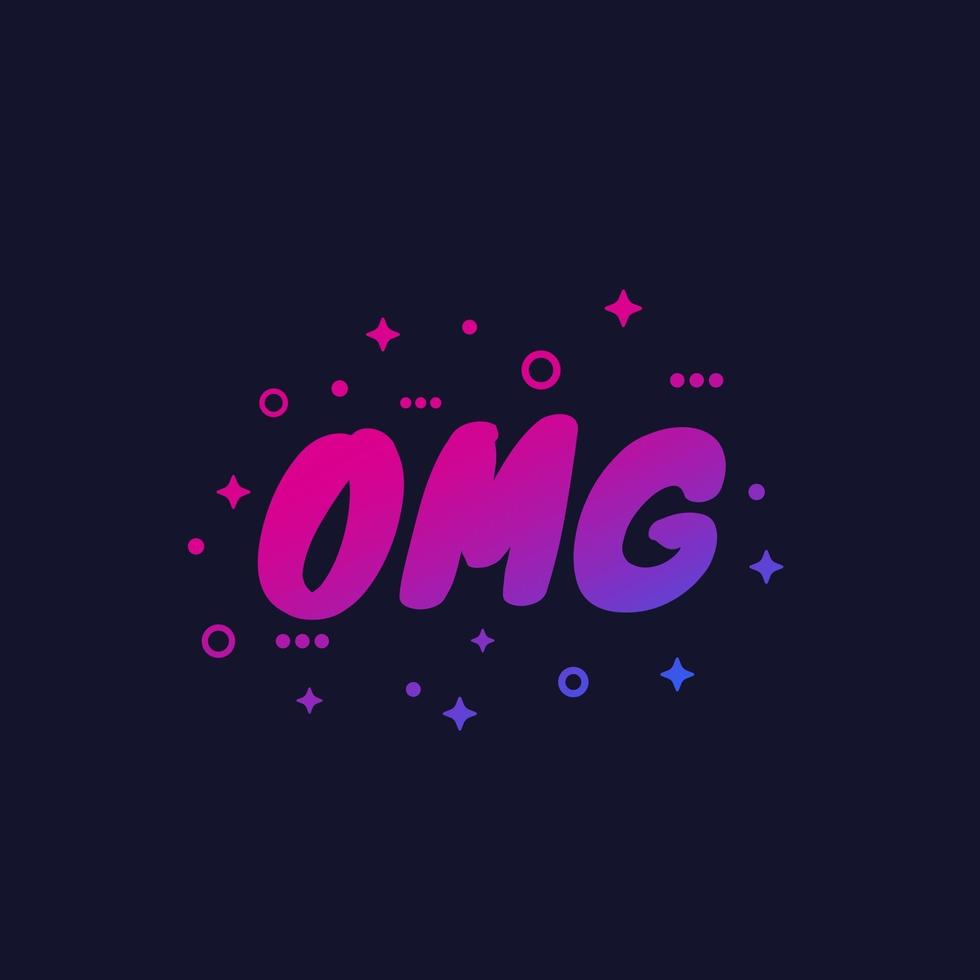 OMG vector graphic
